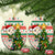 South Africa Rugby Christmas Ceramic Ornament Cute Springbok With Christmas Tree - Wonder Print Shop