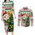 Personalised South Africa Rugby Christmas Couples Matching Long Sleeve Bodycon Dress and Long Sleeve Button Shirt Cute Springbok With Christmas Tree - Wonder Print Shop