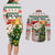 Personalised South Africa Rugby Christmas Couples Matching Long Sleeve Bodycon Dress and Long Sleeve Button Shirt Cute Springbok With Christmas Tree - Wonder Print Shop