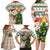 Personalised South Africa Rugby Christmas Family Matching Long Sleeve Bodycon Dress and Hawaiian Shirt Cute Springbok With Christmas Tree - Wonder Print Shop