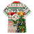 Personalised South Africa Rugby Christmas Family Matching Long Sleeve Bodycon Dress and Hawaiian Shirt Cute Springbok With Christmas Tree - Wonder Print Shop