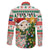 Personalised South Africa Rugby Christmas Family Matching Long Sleeve Bodycon Dress and Hawaiian Shirt Cute Springbok With Christmas Tree - Wonder Print Shop