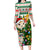 Personalised South Africa Rugby Christmas Family Matching Long Sleeve Bodycon Dress and Hawaiian Shirt Cute Springbok With Christmas Tree - Wonder Print Shop