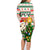 Personalised South Africa Rugby Christmas Family Matching Long Sleeve Bodycon Dress and Hawaiian Shirt Cute Springbok With Christmas Tree - Wonder Print Shop