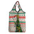 Personalised South Africa Rugby Christmas Grocery Bag Cute Springbok With Christmas Tree