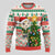 Personalised South Africa Rugby Christmas Ugly Christmas Sweater Cute Springbok With Christmas Tree - Wonder Print Shop