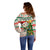 Personalised South Africa Rugby Christmas Off Shoulder Sweater Cute Springbok With Christmas Tree - Wonder Print Shop