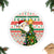 South Africa Rugby Christmas Tree Skirt Cute Springbok With Christmas Tree - Wonder Print Shop