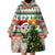 Personalised South Africa Rugby Christmas Wearable Blanket Hoodie Cute Springbok With Christmas Tree - Wonder Print Shop