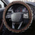 East Timor Steering Wheel Cover Timor-Leste Tais Pattern - Wonder Print Shop