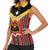 Personalized East Timor Women Sleeveless Polo Shirt Timor-Leste Tais Pattern - Wonder Print Shop