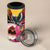 Personalized Timor-Leste 4 in 1 Can Cooler Tumbler Timor Imperial Pigeon Hibiscus - Wonder Print Shop