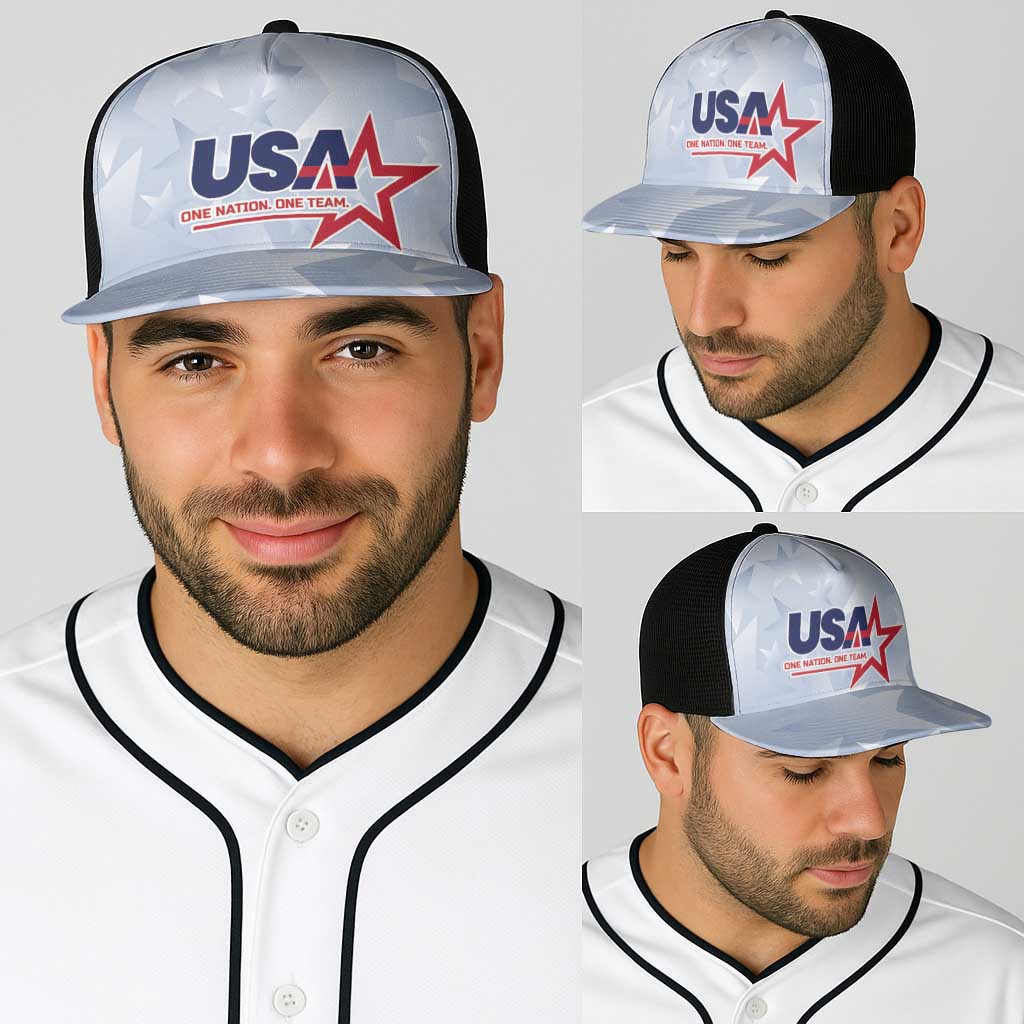 USA Soccer Team 2026 Baseball Net Cap One Nation One Team - Wonder Print Shop
