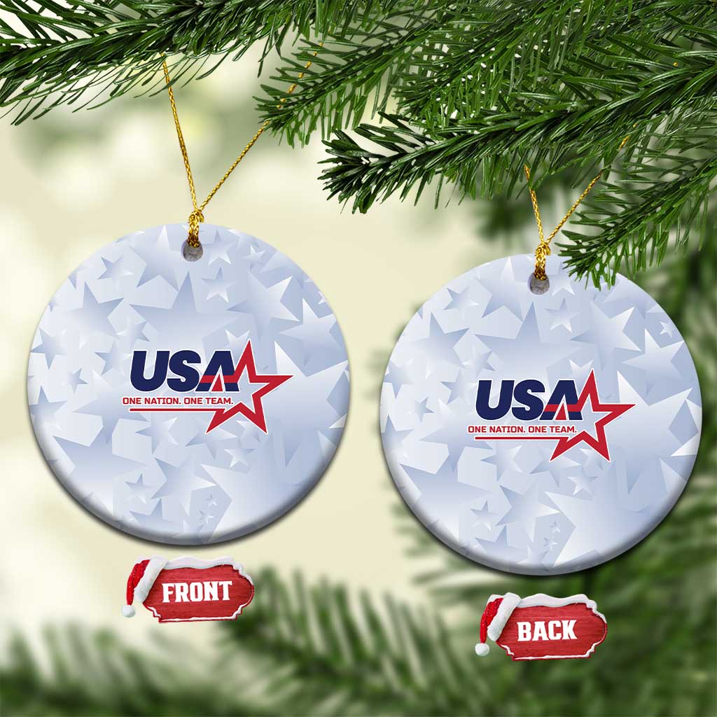 USA Soccer Team 2026 Ceramic Ornament One Nation One Team - Wonder Print Shop