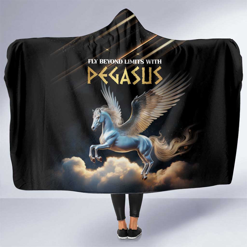 Fly Beyond Limits With Pegasus Hooded Blanket - Wonder Print Shop