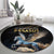 Fly Beyond Limits With Pegasus Round Carpet - Wonder Print Shop