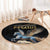 Fly Beyond Limits With Pegasus Round Carpet - Wonder Print Shop