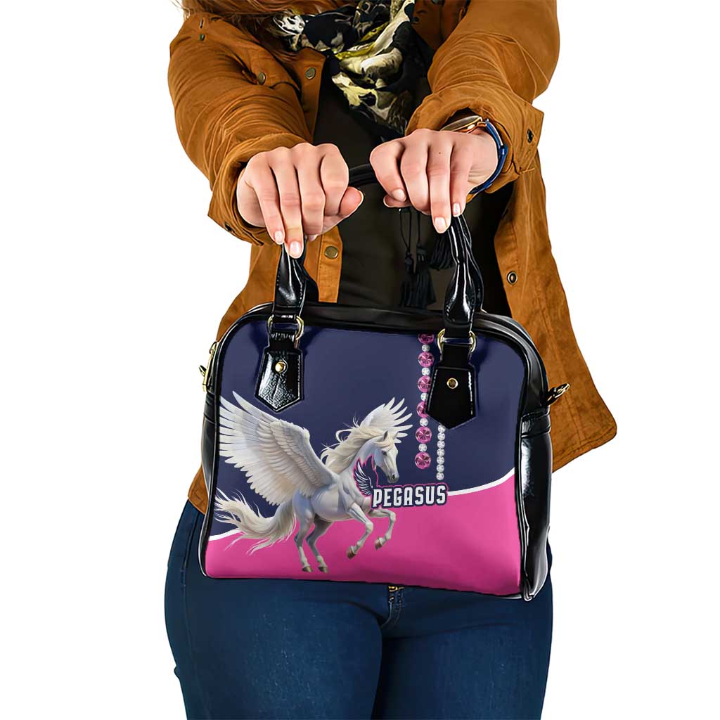 Pegasus Horse Racing Shoulder Handbag Diamond Luxury Style - Wonder Print Shop