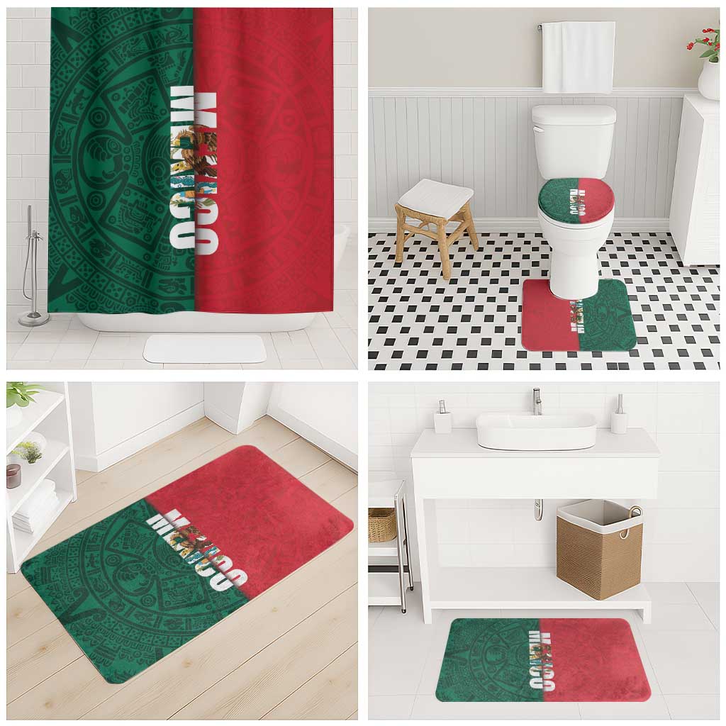 Mexico Flag Day Bathroom Set Dia de la Bandera