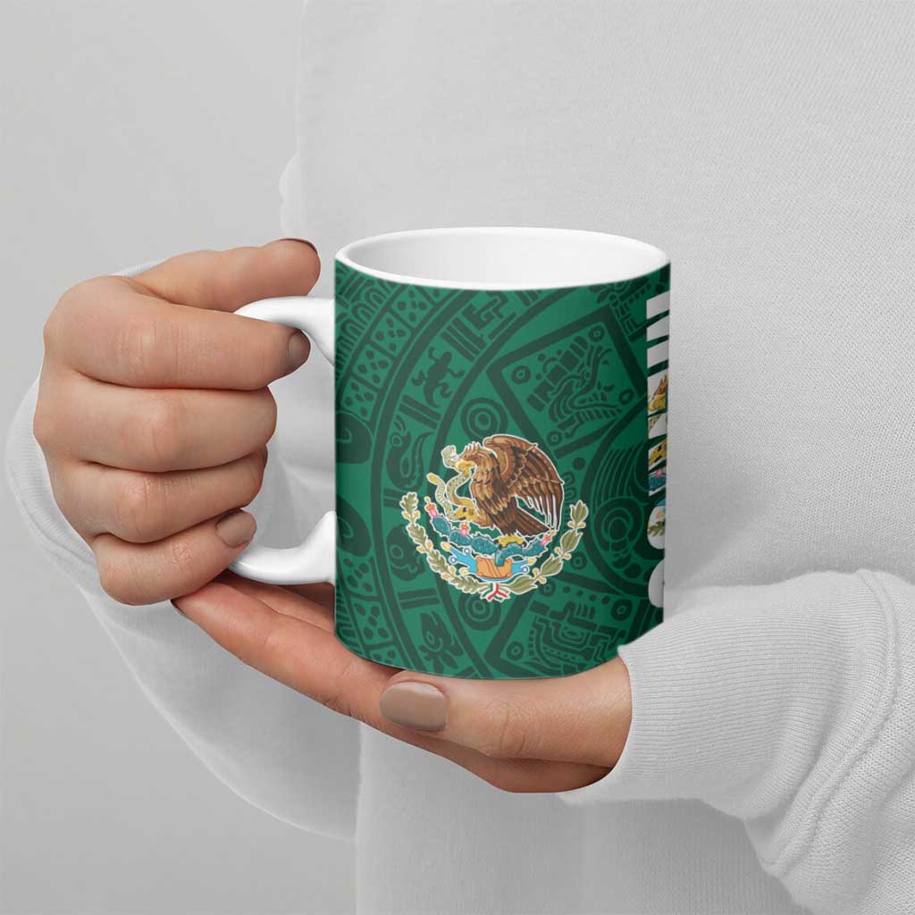 Mexico Flag Day Ceramic Mug Dia de la Bandera