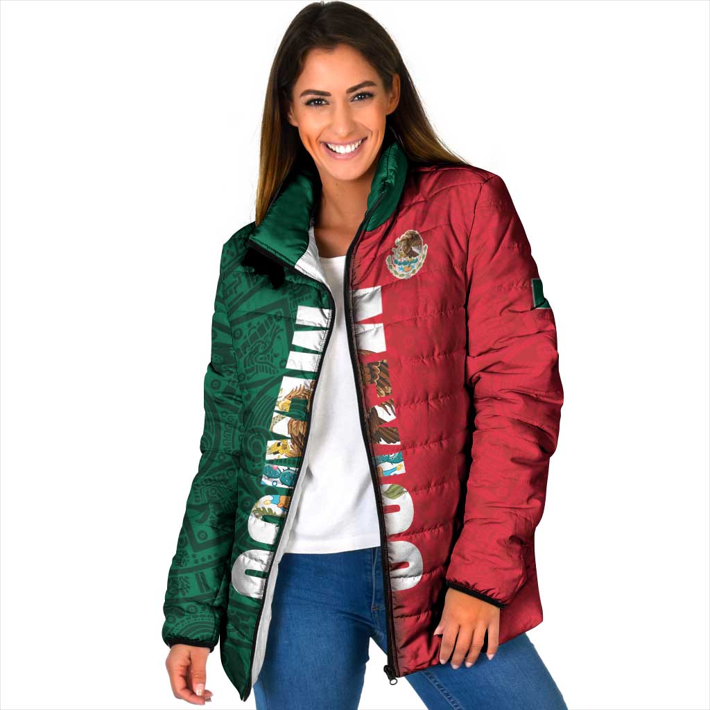 Mexico Flag Day Padded Jacket Dia de la Bandera