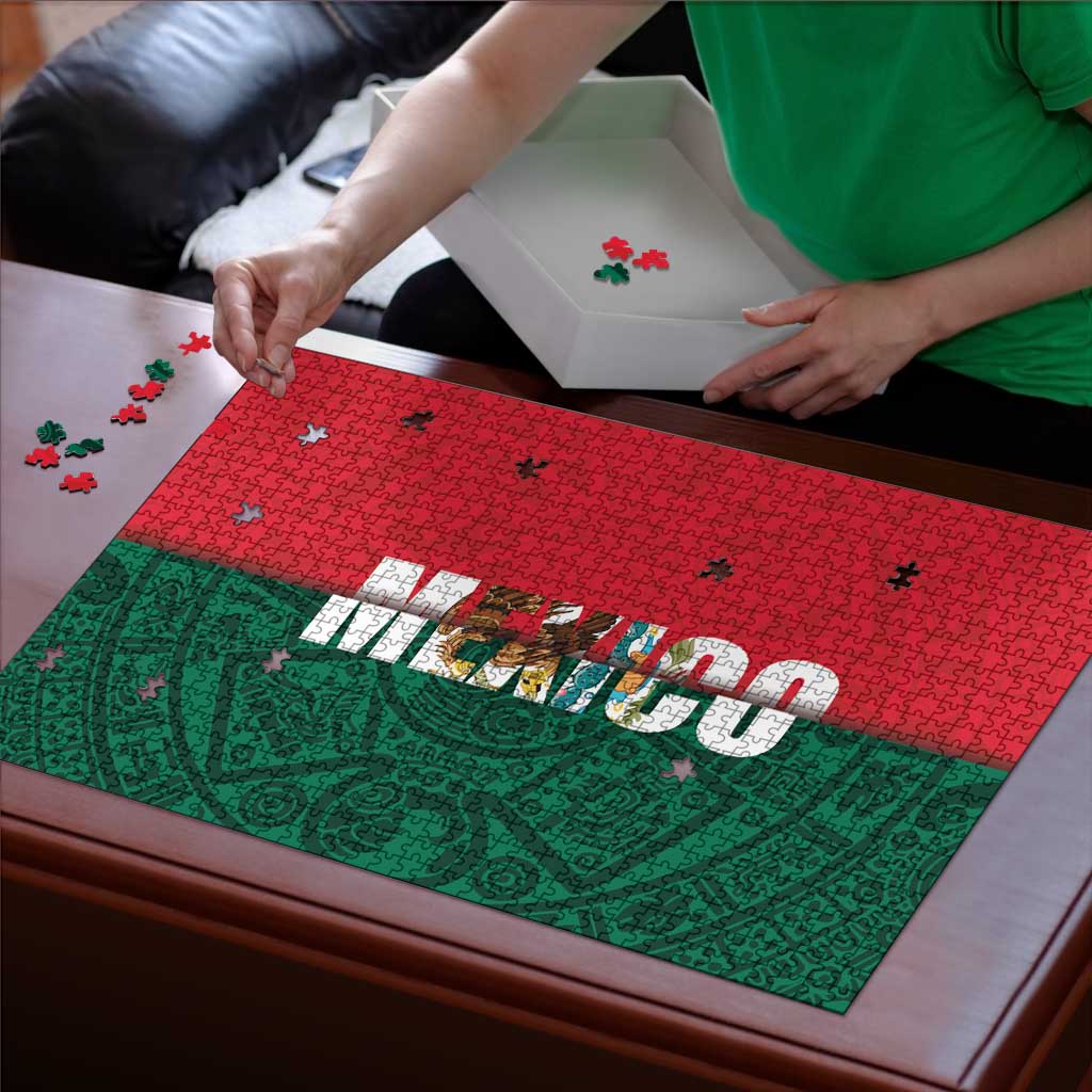 Mexico Flag Day Puzzle Dia de la Bandera
