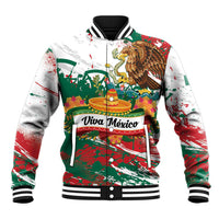Viva Mexico Baseball Jacket Grunge Style