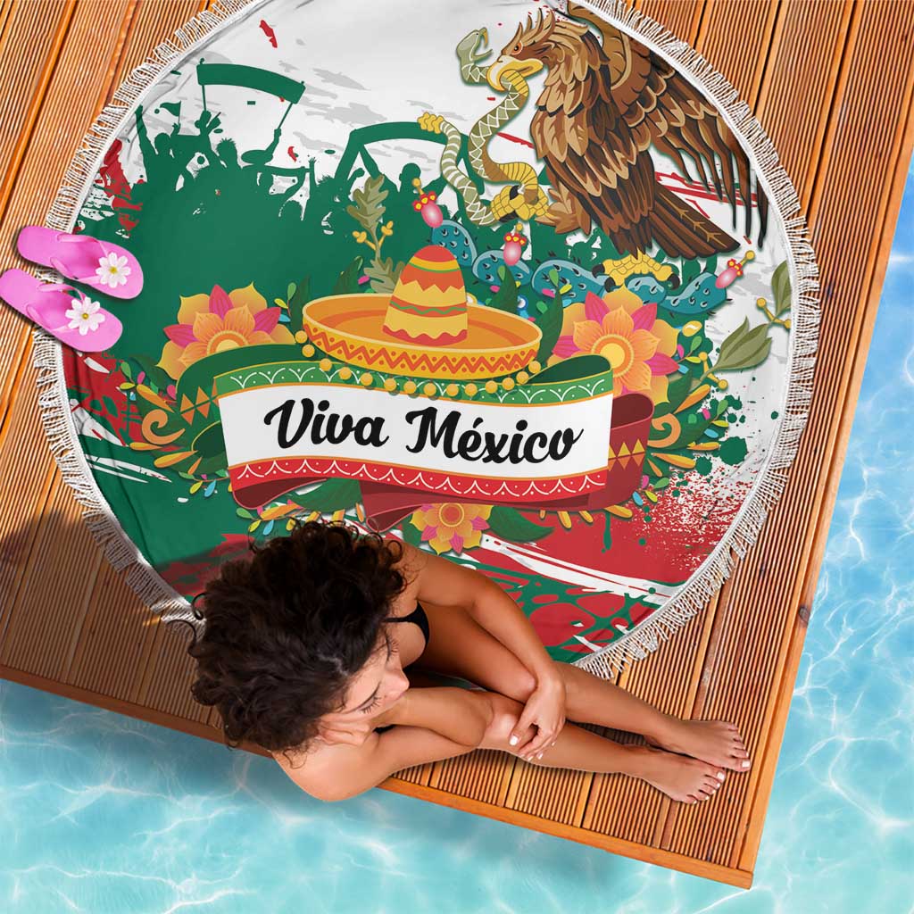 Viva Mexico Beach Blanket Grunge Style
