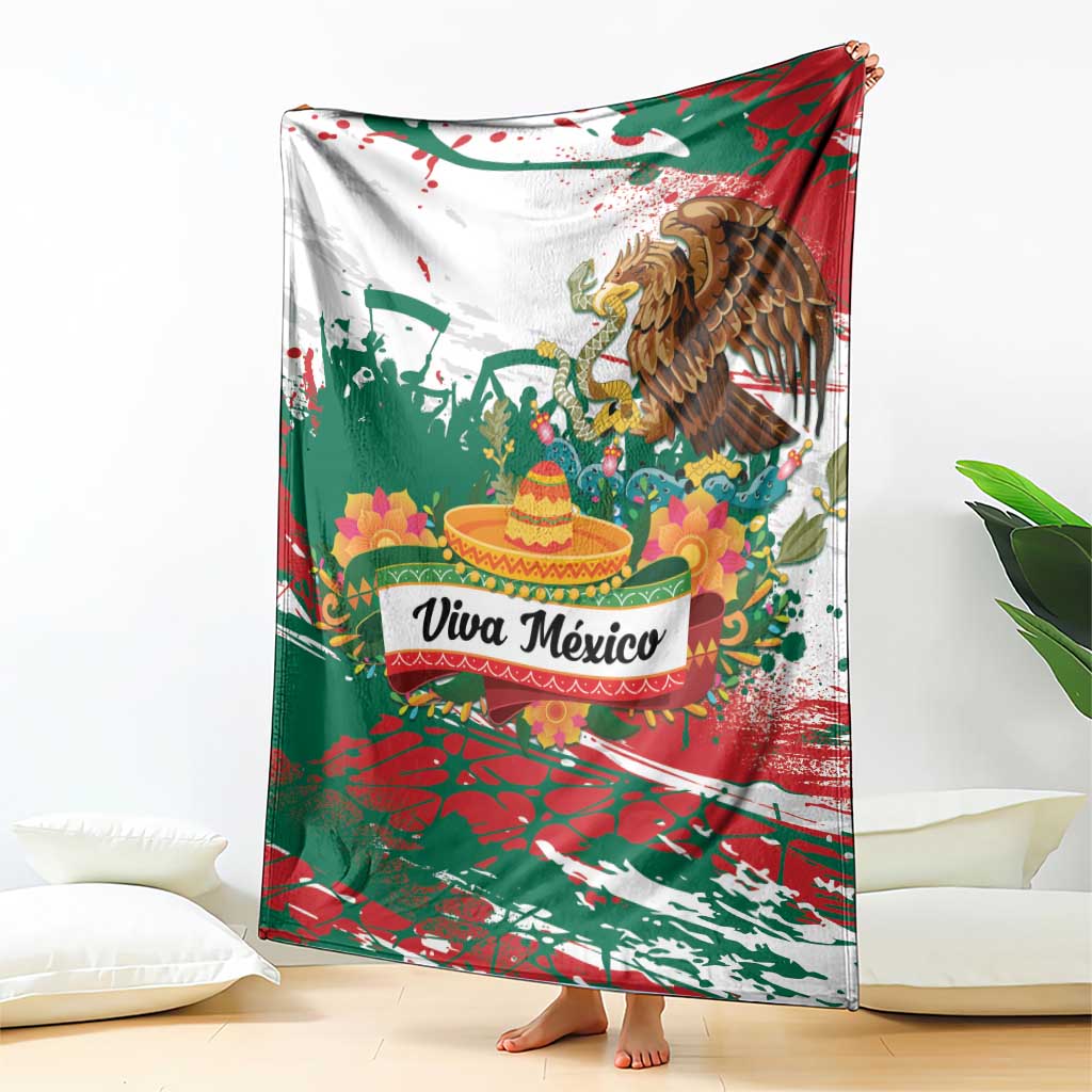 Viva Mexico Blanket Grunge Style
