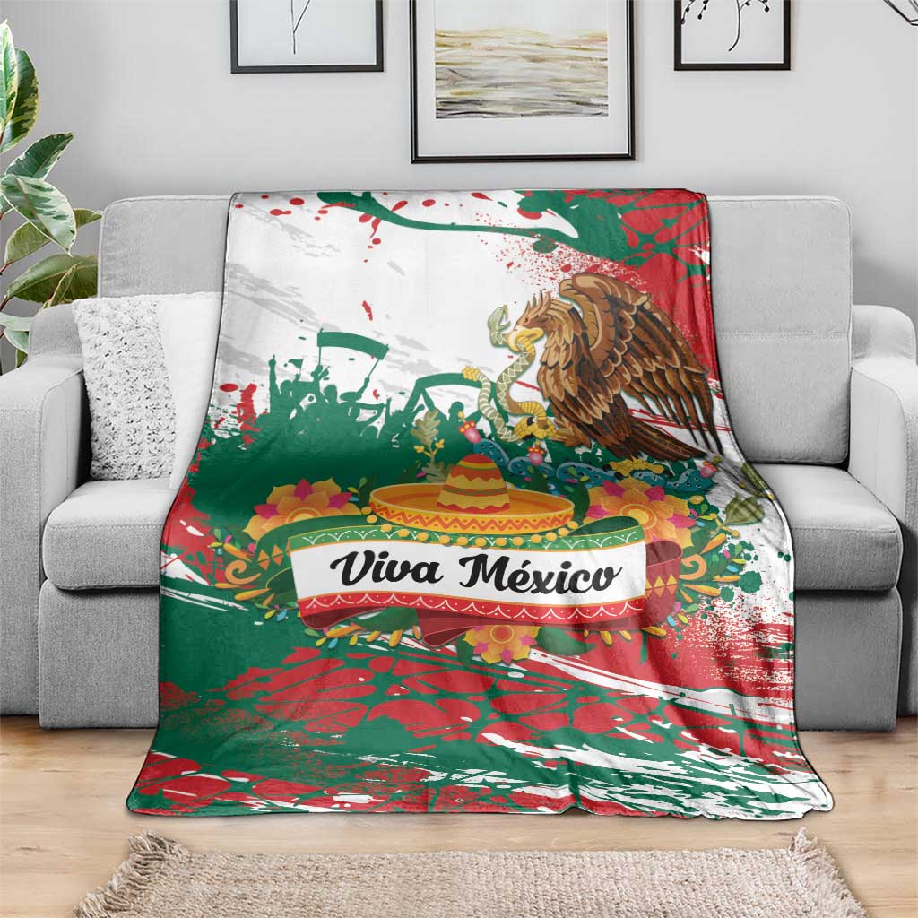 Viva Mexico Blanket Grunge Style