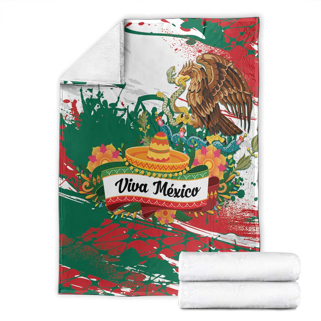 Viva Mexico Blanket Grunge Style