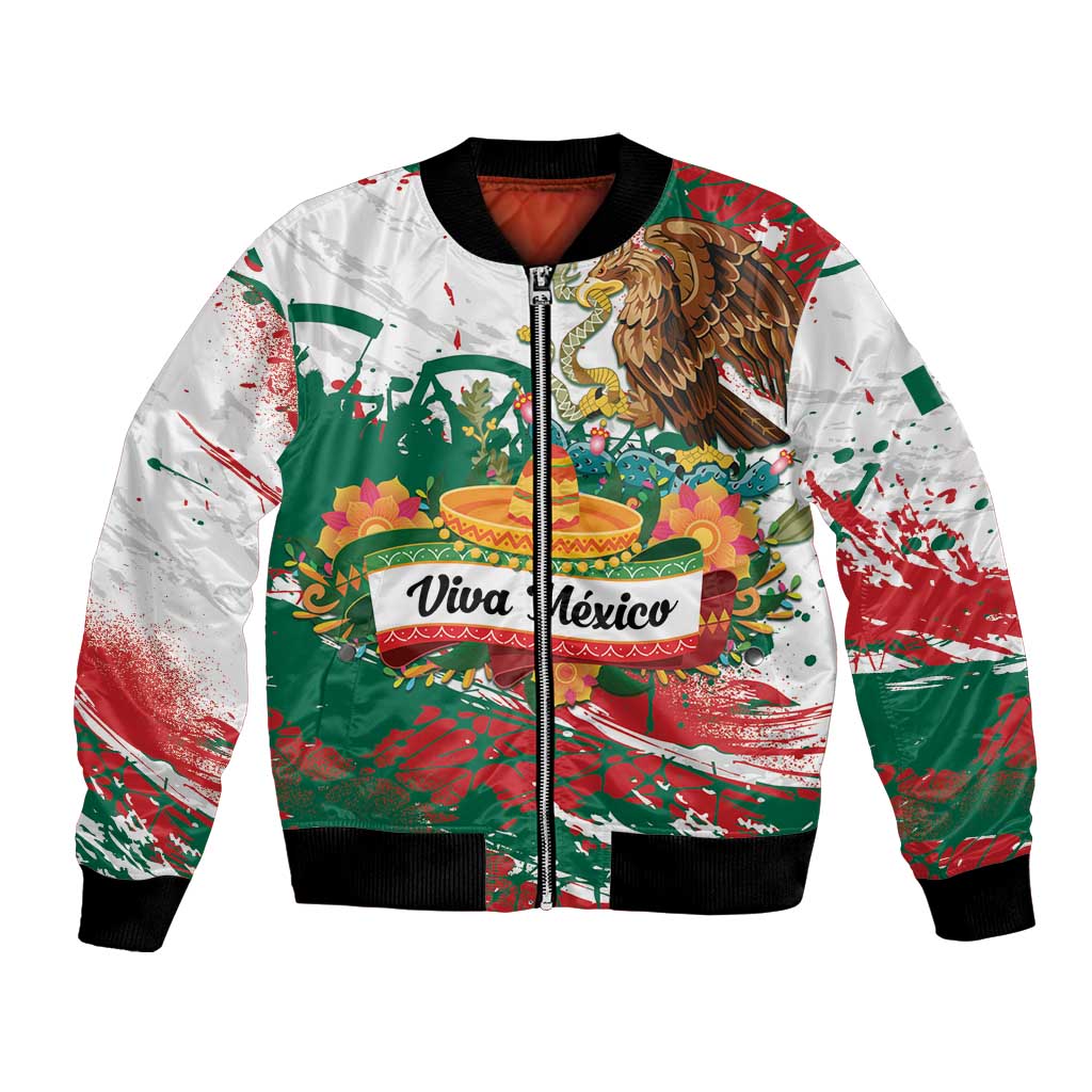 Viva Mexico Bomber Jacket Grunge Style