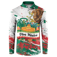 Viva Mexico Button Sweatshirt Grunge Style