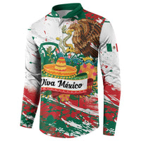 Viva Mexico Button Sweatshirt Grunge Style