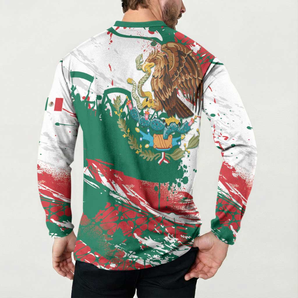 Viva Mexico Button Sweatshirt Grunge Style