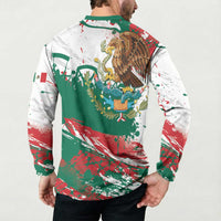 Viva Mexico Button Sweatshirt Grunge Style