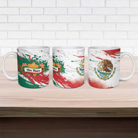 Viva Mexico Ceramic Mug Grunge Style