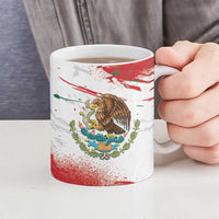 Viva Mexico Ceramic Mug Grunge Style