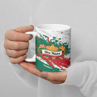 Viva Mexico Ceramic Mug Grunge Style