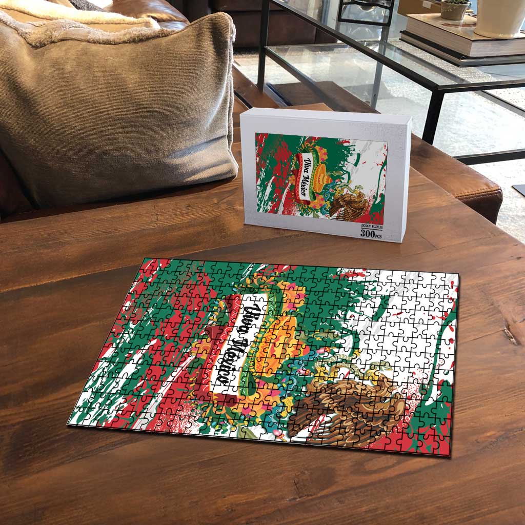 Viva Mexico Puzzle Grunge Style