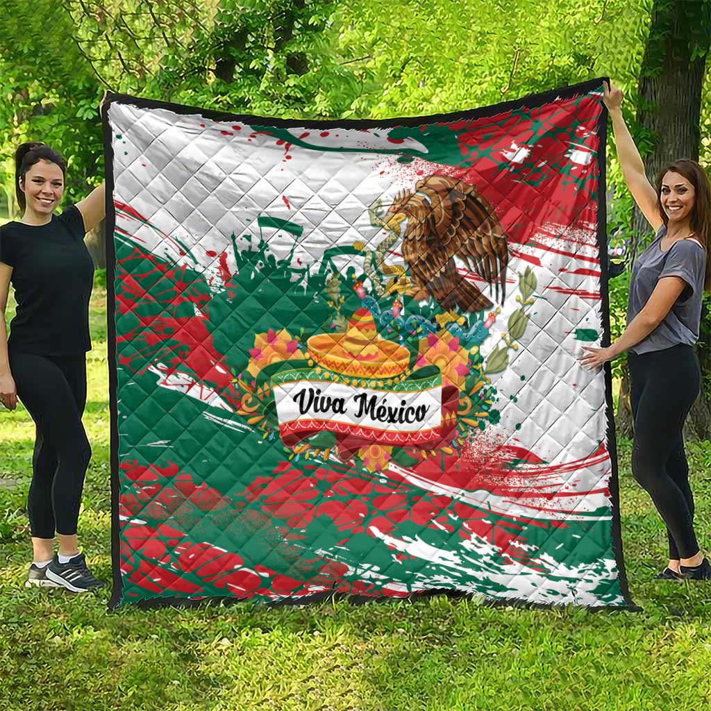 Viva Mexico Quilt Grunge Style
