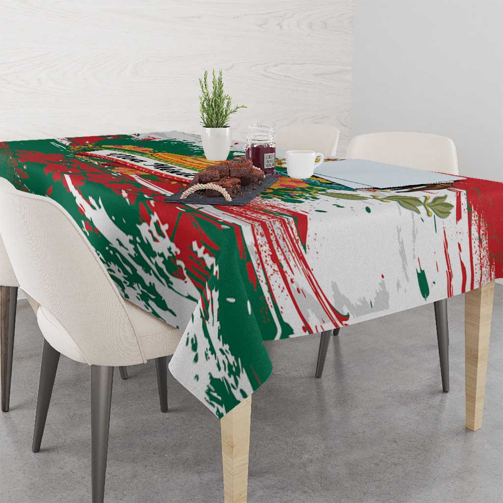Viva Mexico Tablecloth Grunge Style