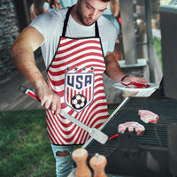 Soccer 2026 USA Apron Wave Flag Stylized