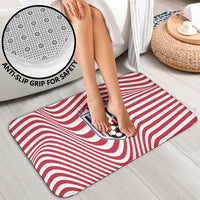 Soccer 2026 USA Bathroom Set Wave Flag Stylized