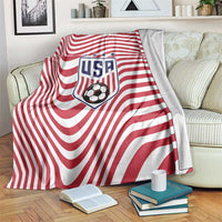 Soccer 2026 USA Blanket Wave Flag Stylized