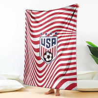 Soccer 2026 USA Blanket Wave Flag Stylized