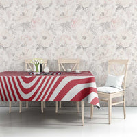 Soccer 2026 USA Tablecloth Wave Flag Stylized