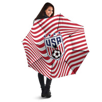 Soccer 2026 USA Umbrella Wave Flag Stylized
