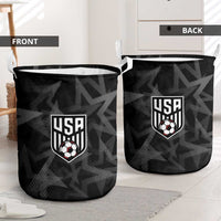 Soccer 2026 USA Laundry Basket Black Stars Version