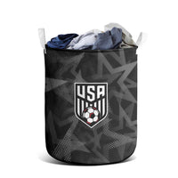 Soccer 2026 USA Laundry Basket Black Stars Version